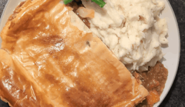 My wife made Steak Pie for dinner, Happy New Year everyone