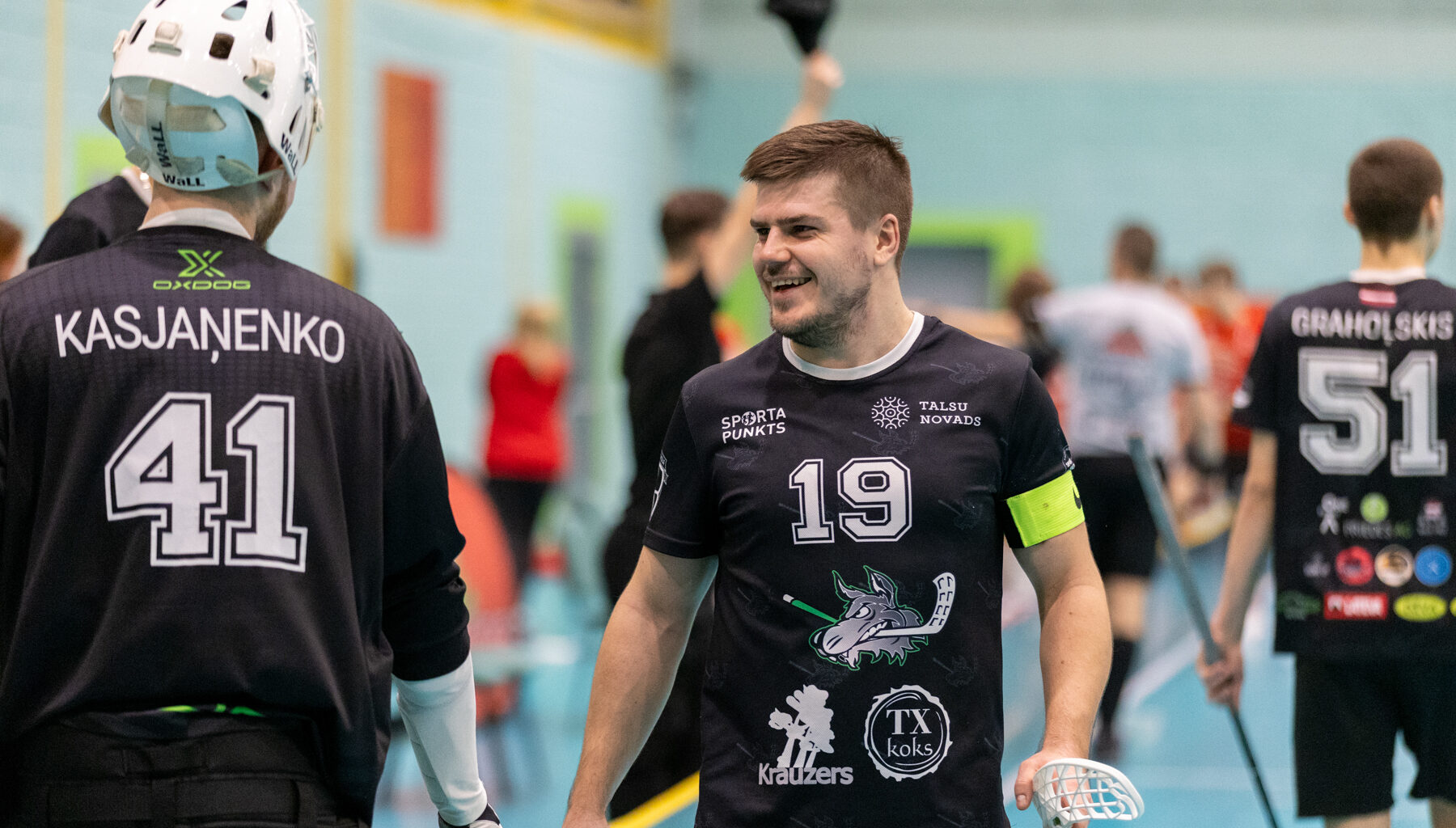 Latvijas Florbola savienība » LV » 2023/2024 » Jaunumi » "Talsu NSS/Krauzers" pretinieku laukumā sakauj lielvārdiešus