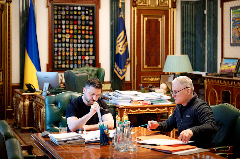 Ukraine hosts talks with security allies