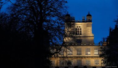 Wollaton Hall, Nottinghamshire. It's the country's finest Grade I Listed Elizabethan mansion, known for its architectural style and rich history. It's historic roots date back to 1580.