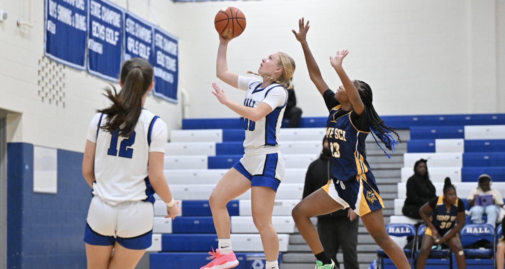 Hall Titans Pull Away for Blowout Win Over Computer Science - We-Ha