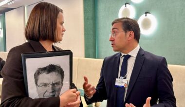 Sviatlana Tsikhanouskaya thanked Spanish Foreign Minister José Manuel Albares for expired Belarusian passports recognition