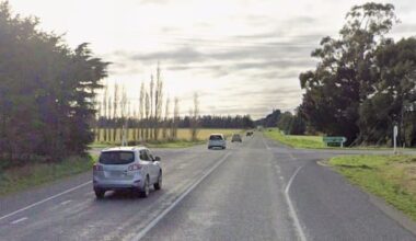 Four injured, part of highway closed after Canterbury crash
