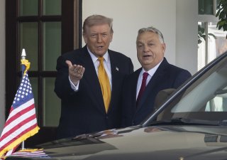 Viktor Orbán a Donald Trump
