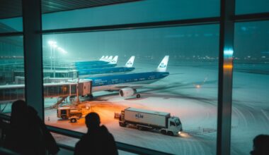 Netherlands Snow Chaos 2026: More than Five Hundred Flights Grounded at Schiphol as Winter Storm Hits