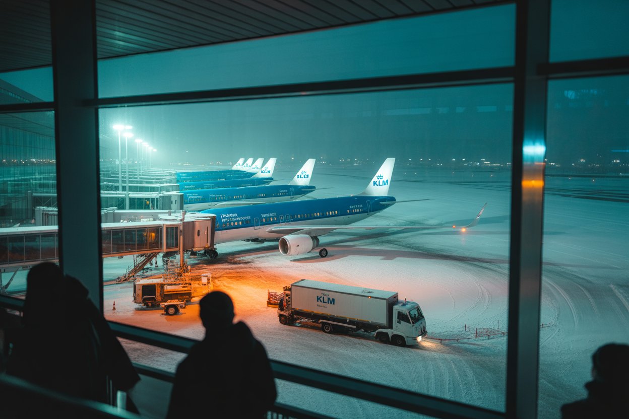 Netherlands Snow Chaos 2026: More than Five Hundred Flights Grounded at Schiphol as Winter Storm Hits