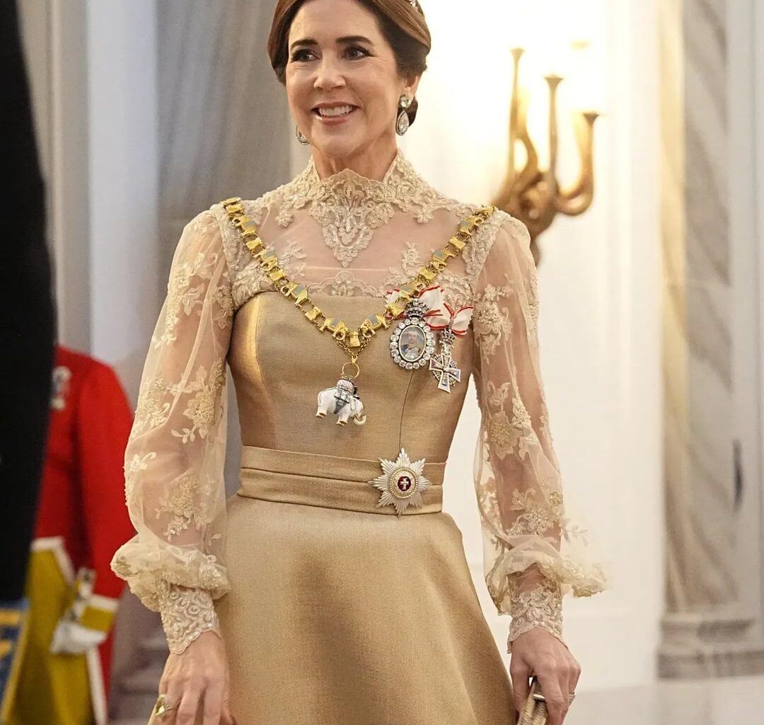 The Danish Royal Family at their New Year Banquet