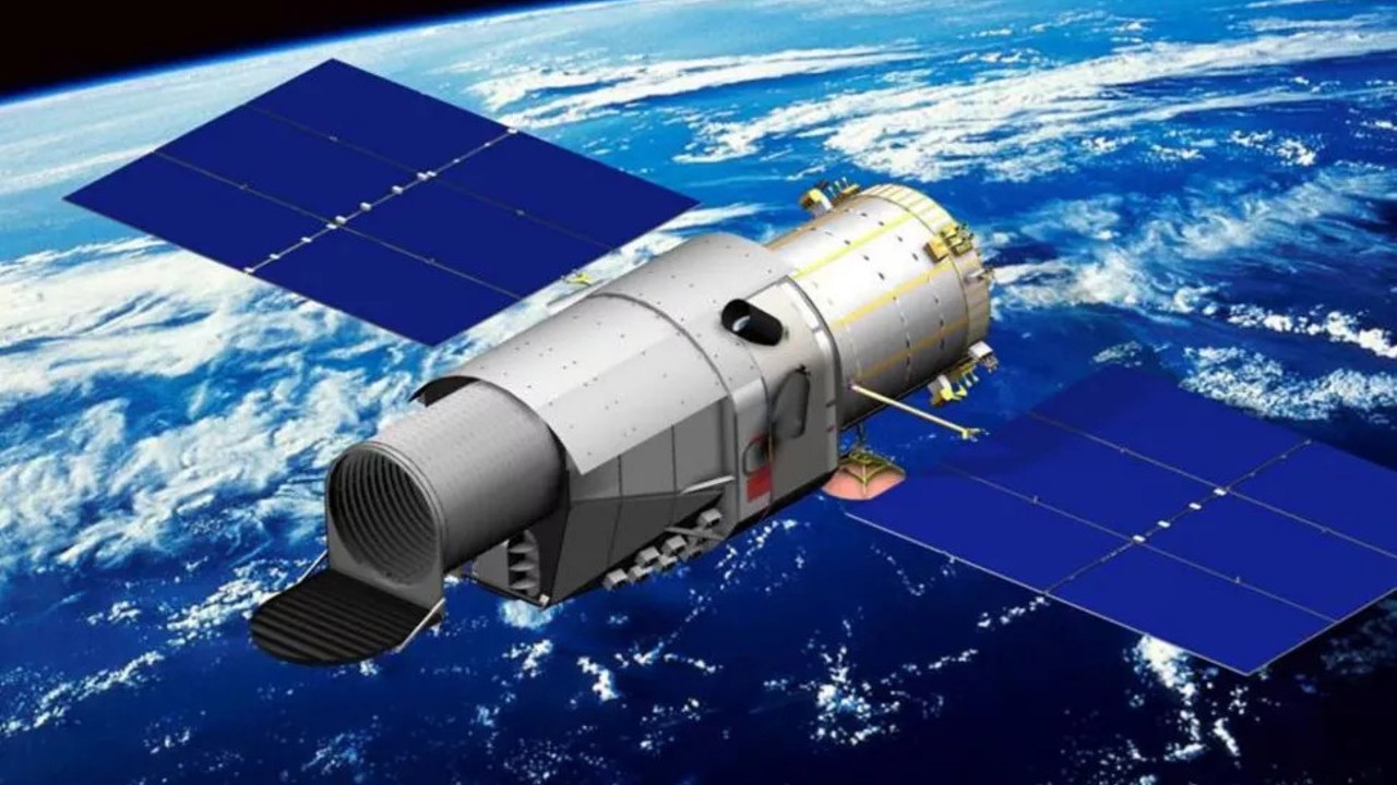Artist's depiction of the China Space Station Telescope, also known as Xuntian.