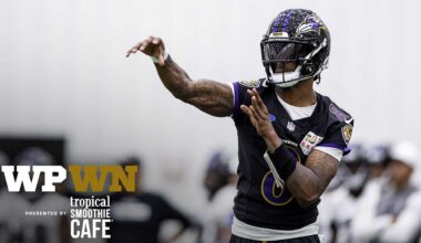 Lamar Jackson Gets Full Week of Practice; Rashod Bateman Still Sidelined