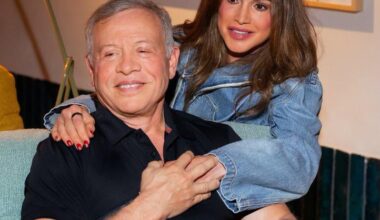 Queen Rania on Instagram: ‘With His Majesty... the best way to end a year and start a new one! Wishing you all a happy and peaceful New Year’