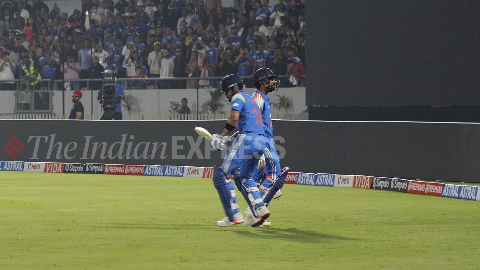 While it didn't quite come together for Rohit Sharma, Virat Kohli put on a show (Express Photo by Bhupendra Rana)