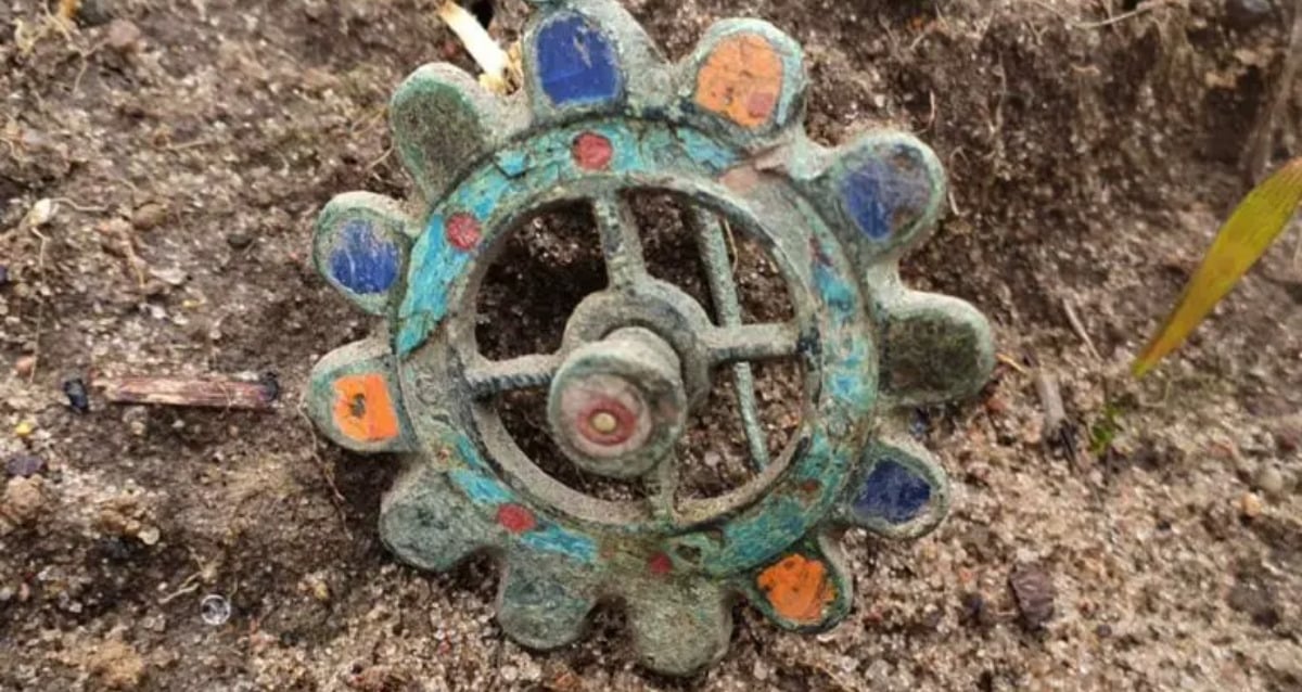 Enameled Brooch From The Roman Era Discovered In Poland