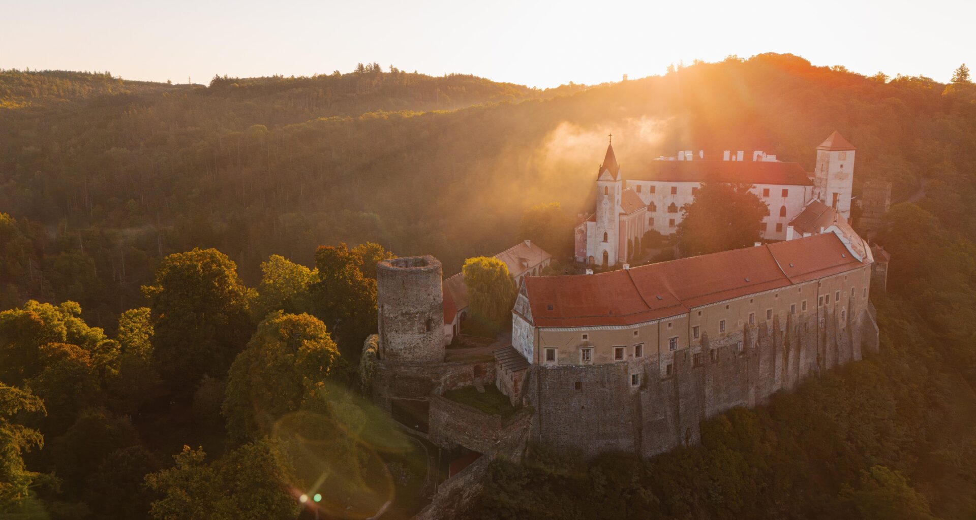 Hrad Bítov z dronu 🏰