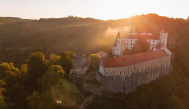 Hrad Bítov z dronu 🏰