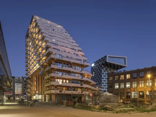 SAWA wooden building Rotterdam timber tower