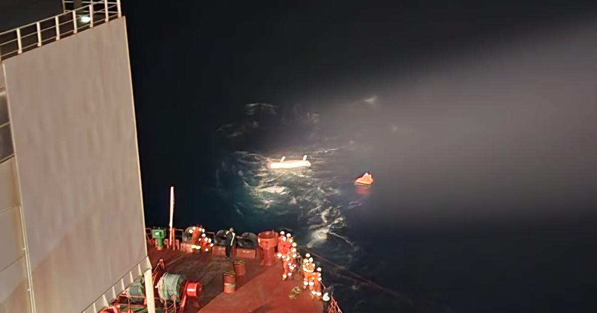 Rower in 3,000-mile race rescued in the dark of night hours after capsizing in the Atlantic