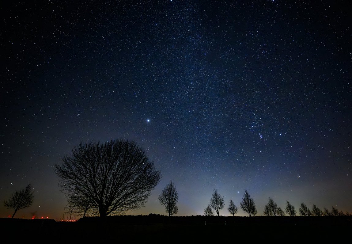 Ilustratīvs attēls: zvaigžņota debess