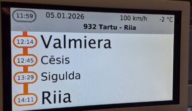 Tartu-Rīga rail service