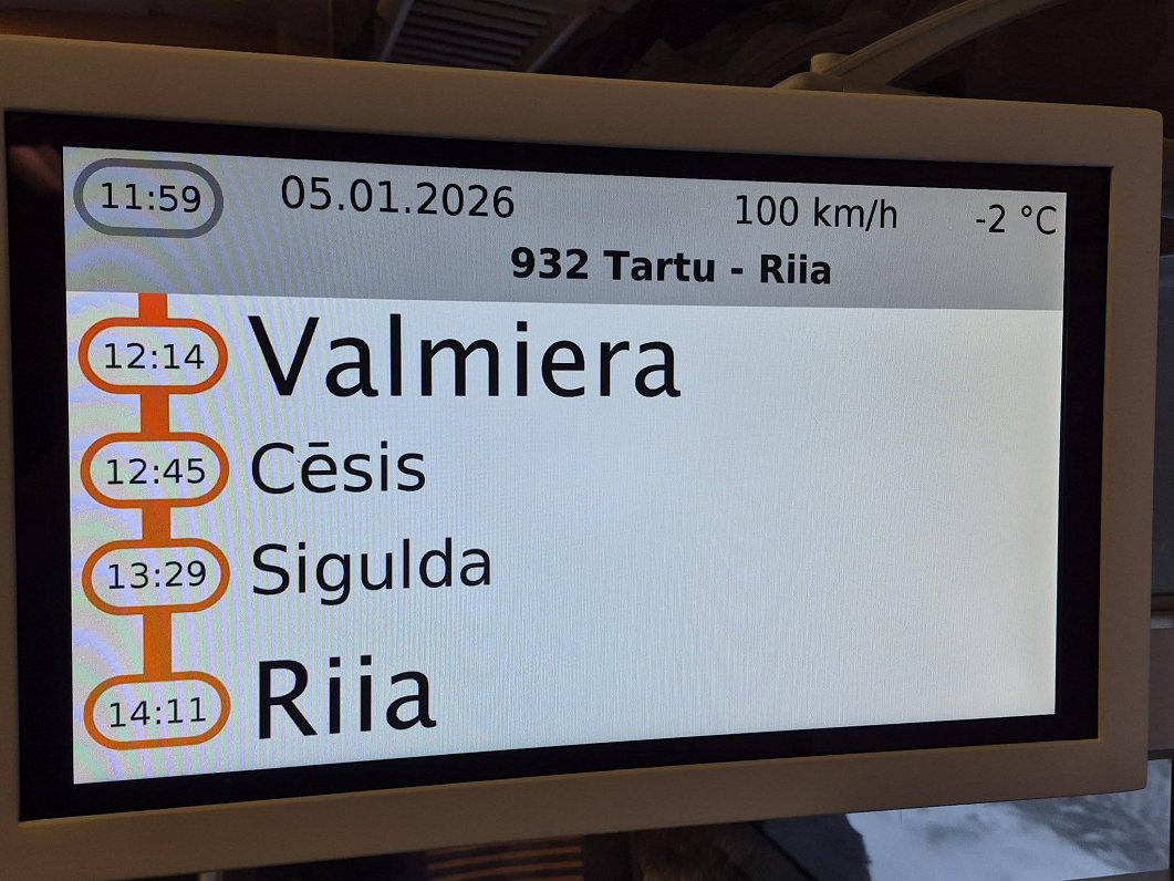 Tartu-Rīga rail service