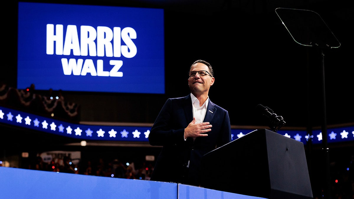 Gov. Josh Shapiro, D-Penn., at Harris rally in 2024