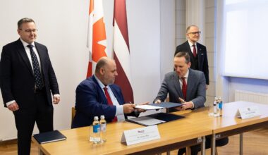 Signing of MoU between Latvia and Canada on defence sector cooperation