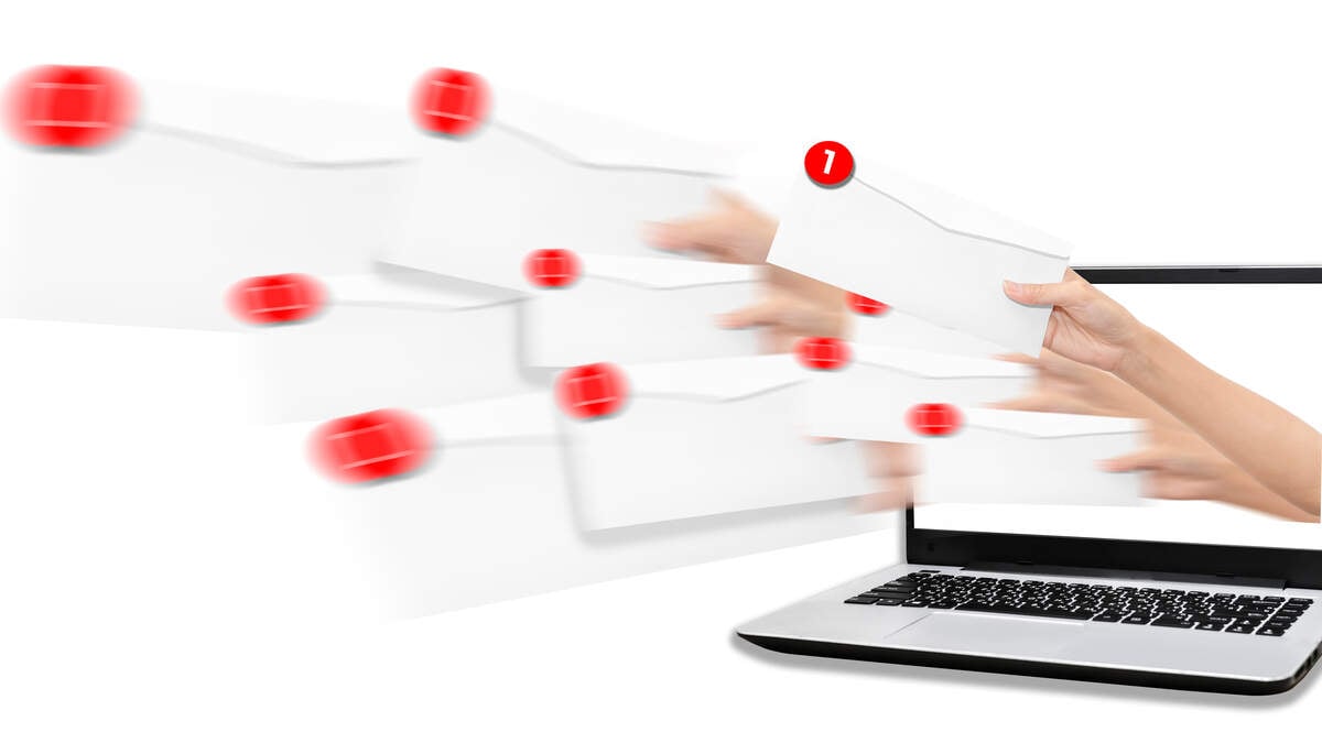 Gut gewählte Mail-Filter hätten die Notwendigkeit dieses Symbolbildes verhindert.