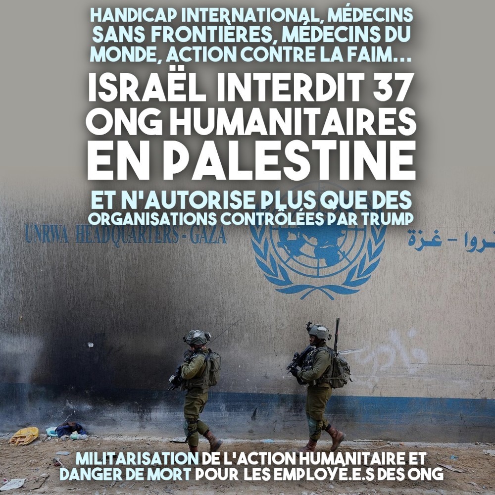 Les ONG Médecins sans frontières, Handicap international et bien d