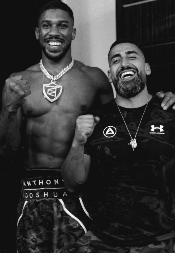 Sina Ghami and Anthony Joshua
