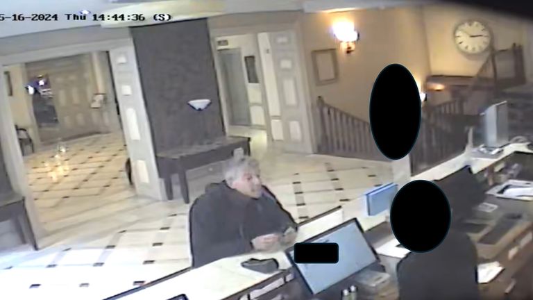 CCTV image of Howard Phillips, from Essex, who volunteered to spy for Russia and was jailed in November. File pic: PA