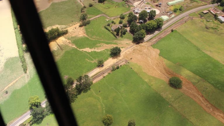Slip south of Whitianga