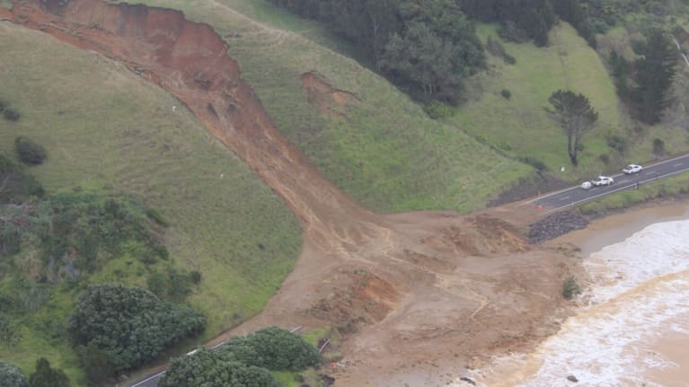 Slip west of Kuaotunu