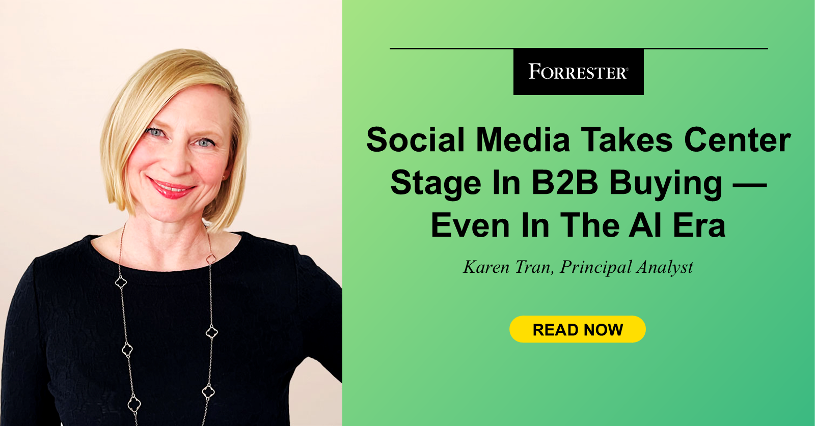 Social Media Takes Center Stage In B2B — Even In The AI Era