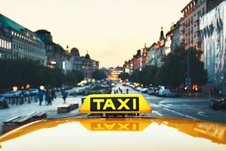 Taxi in Prague. Photo: Shutterstock / Jaromir Chalabala