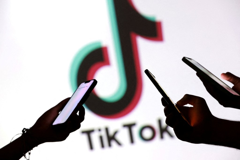 TikTok logo.