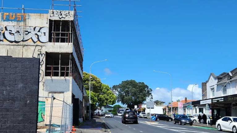 .The building is on Epsom's busy Manukau Rd.