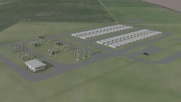 Boralex BESS project rendering in Ontario
