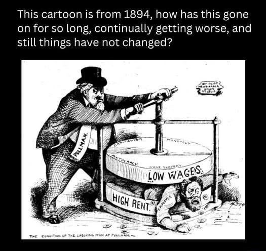 This oppression to squeeze every cent from us isn't something new!