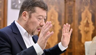 Šéf SPD a předseda Poslanecké sněmovny Tomio Okamura.