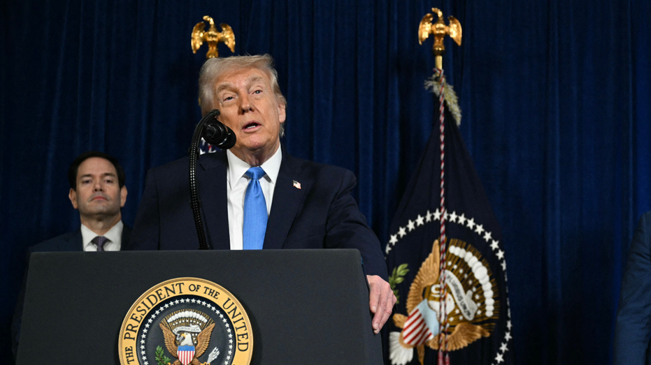 President Donald Trump delivers remarks on the US mission in Venezuela.