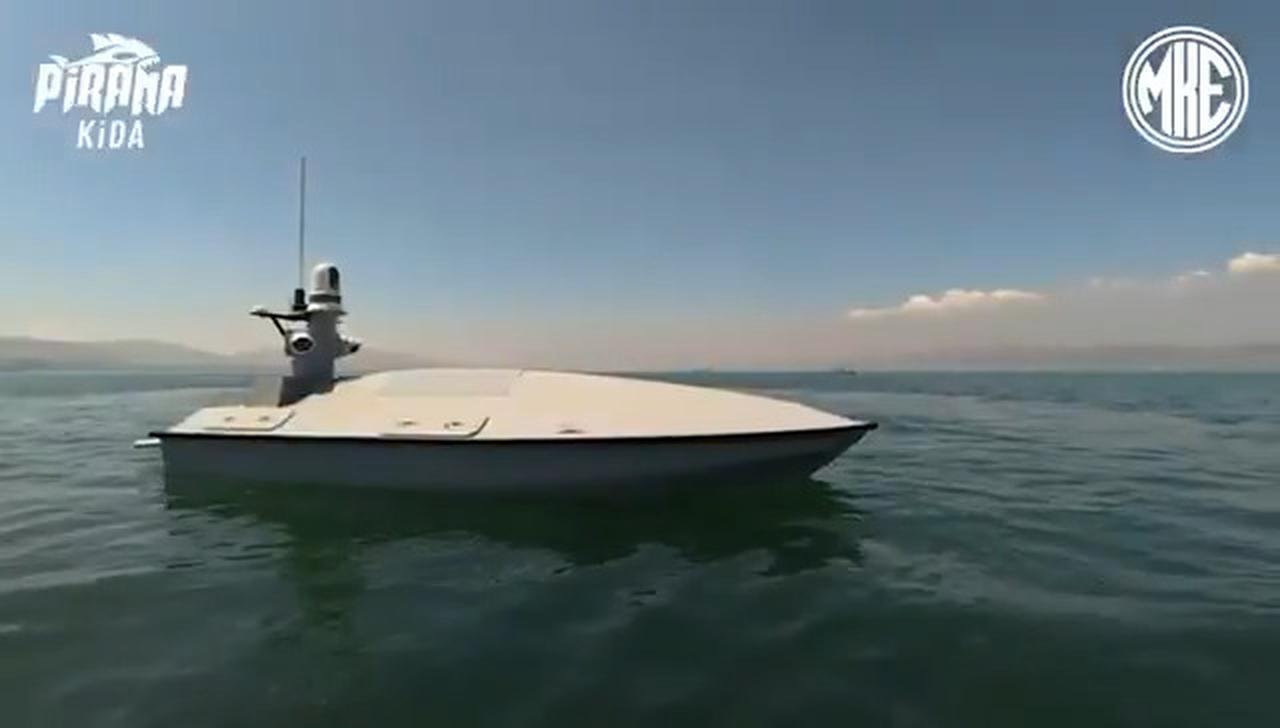 Turkish MKE unveils new kamikaze unmanned sea vehicle: PIRANA