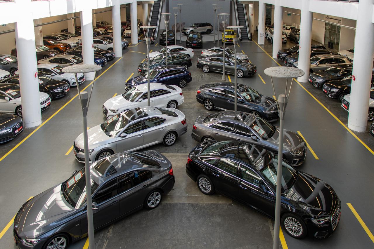 New cars displayed at an indoor dealership in Istanbul, Türkiye, December 19, 2024. (Adobe Stock Photo)