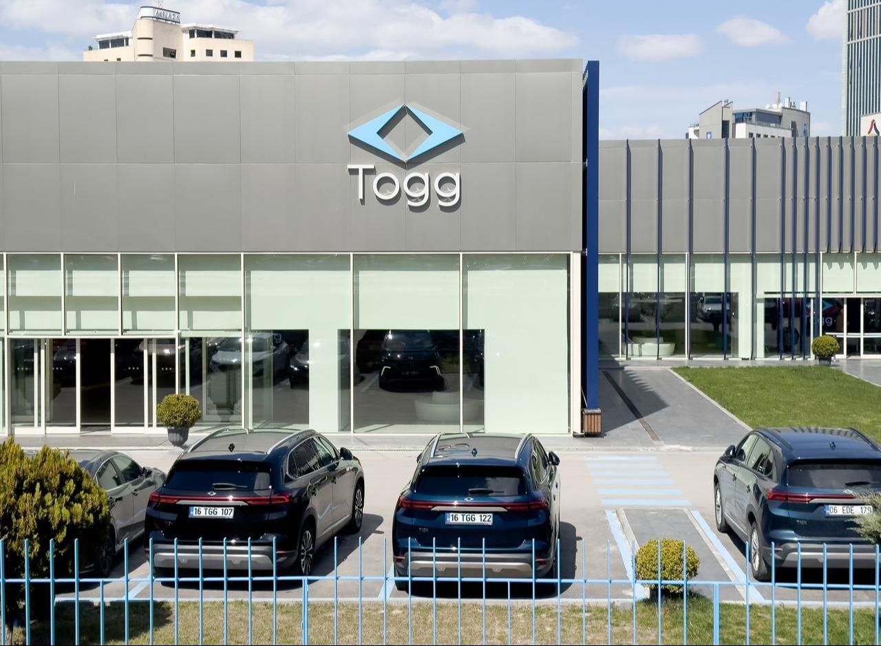 Togg electric vehicles parked outside the Turkish automaker’s showroom in Ankara, Türkiye, March 25, 2024. (Adobe Stock Photo)