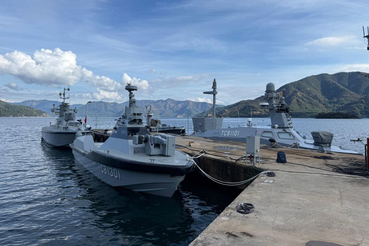 ULAQ USV, Türkiye’s first armed unmanned surface vehicle (USV) export, which has entered service in both Türkiye and Qatar, has attracted the attention of potential users in different geographical regions, Ankara, Türkiye on Jan. 3, 2026. (AA Photo)
