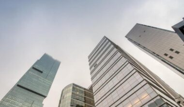 Skyscrapers and modern office buildings in the business district of Levent, Istanbul, Türkiye, Oct. 27, 2014. (AA Photo)