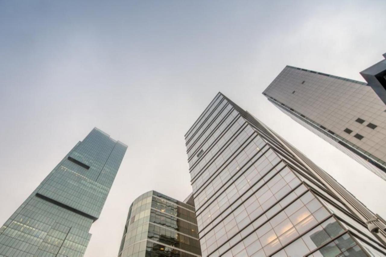 Skyscrapers and modern office buildings in the business district of Levent, Istanbul, Türkiye, Oct. 27, 2014. (AA Photo)