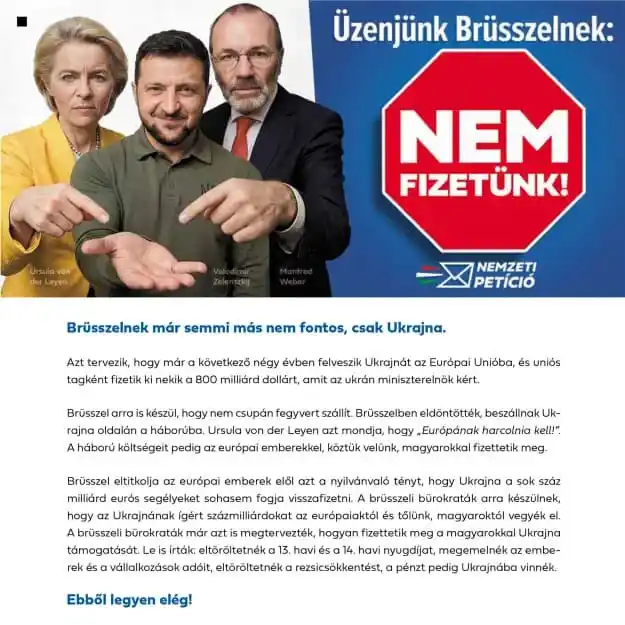 Hungary Launches Petition Against EU Funding for Ukraine Amid Election Tensions