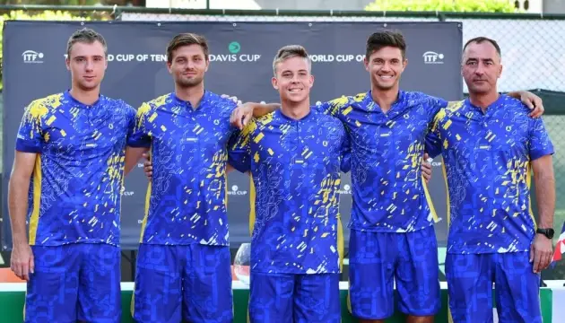 Ukraine Tennis Team Lineup Announced for Davis Cup Playoff Against Luxembourg
