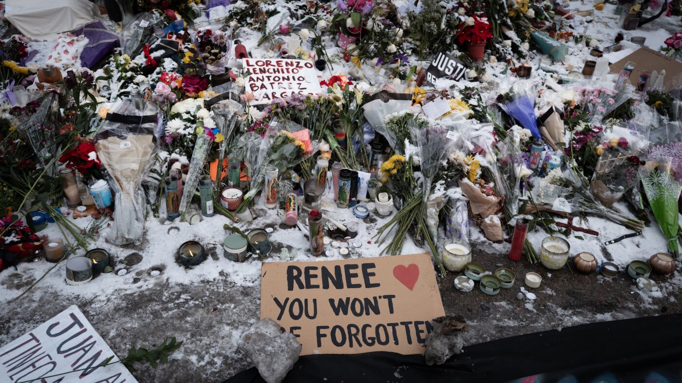 Trump and Minnesota feud impacts ICE shooting investigation : NPR