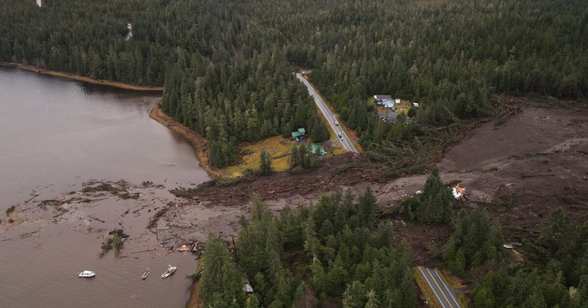 Climate change is making destructive landslides more common across Alaska, especially in Southeast
