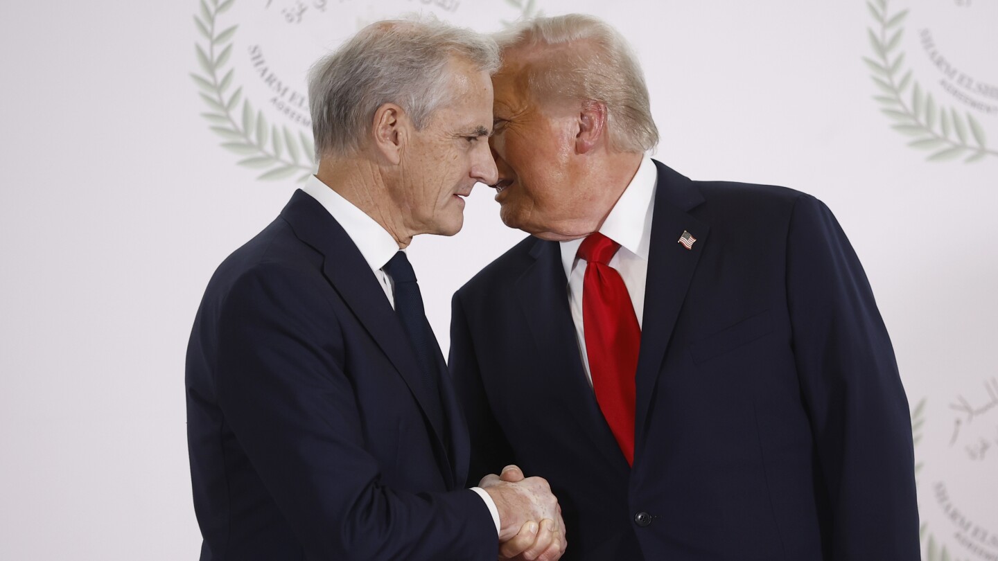 Trump links Greenland stance to Nobel Peace Prize snub